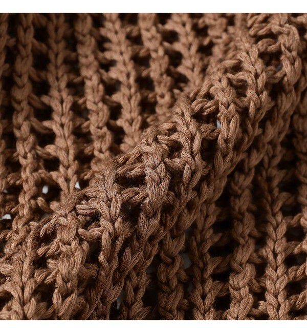 Demi-Luxe BEAMS 「3ゲージ コットン メッシュ カーディガン」|ニット・セーター|