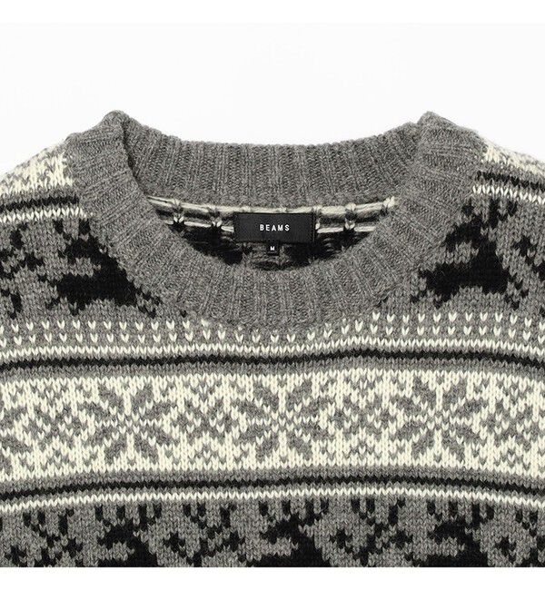 BEAMS「ホリデー クルーネック ニット」|ニット・セーター|