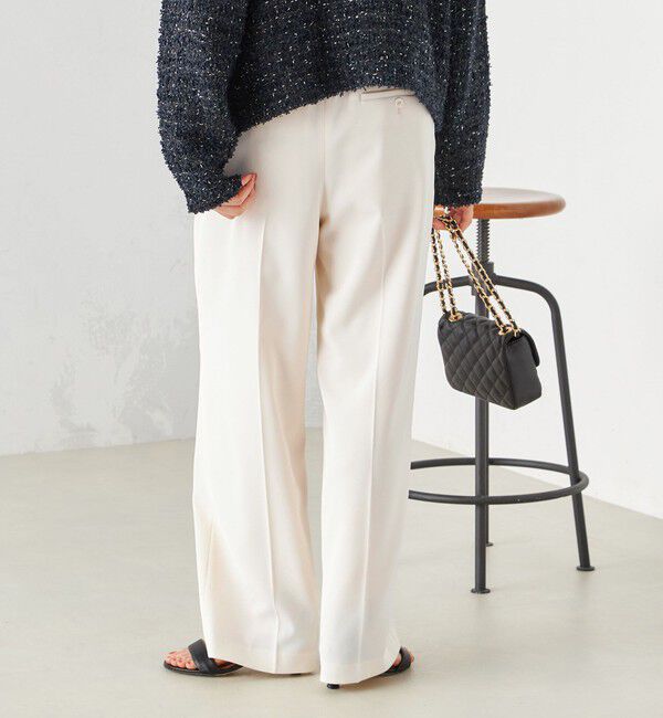 SHIPS for women「〈手洗い可能〉強撚 へビー ツイル ストレート パンツ 24SS ◇」|その他|