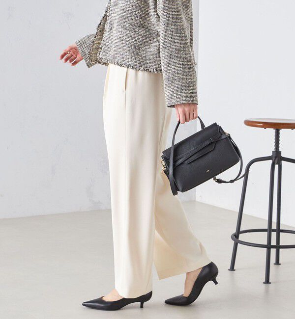 SHIPS for women「〈手洗い可能〉強撚 へビー ツイル ストレート パンツ 24SS ◇」|その他|