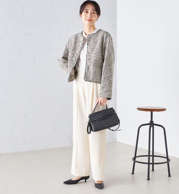 SHIPS for women「〈手洗い可能〉強撚 へビー ツイル ストレート パンツ 24SS ◇」|その他|