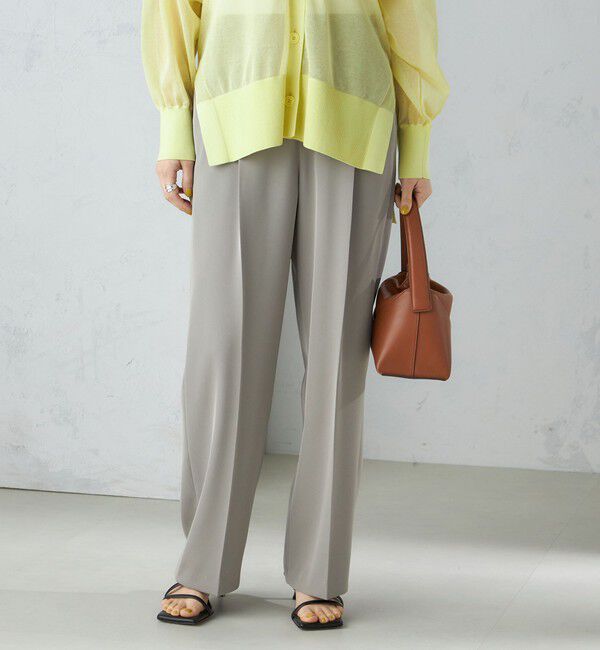 SHIPS for women「〈手洗い可能〉強撚 へビー ツイル ストレート パンツ 24SS ◇」|その他|