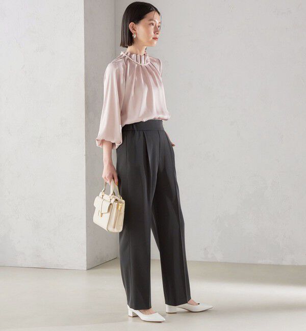 SHIPS for women「〈手洗い可能〉強撚 へビー ツイル ストレート パンツ 24SS ◇」|その他|