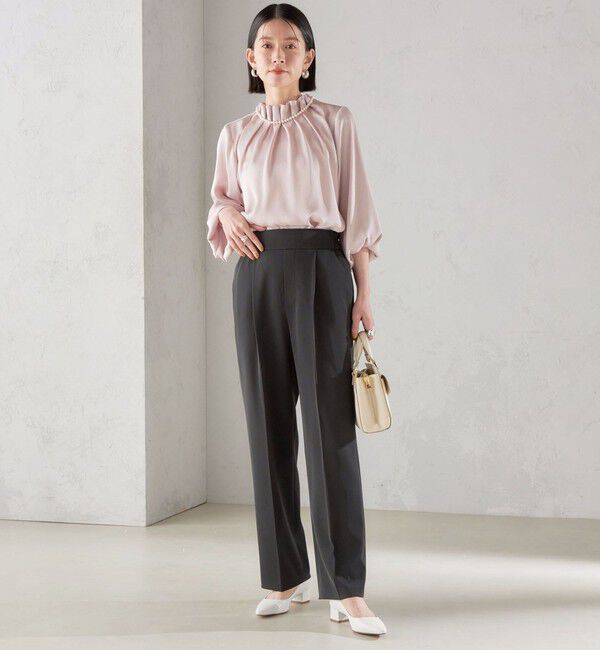 SHIPS for women「〈手洗い可能〉強撚 へビー ツイル ストレート パンツ 24SS ◇」|その他|