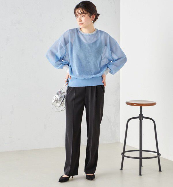 SHIPS for women「〈手洗い可能〉強撚 へビー ツイル ストレート パンツ 24SS ◇」|その他|