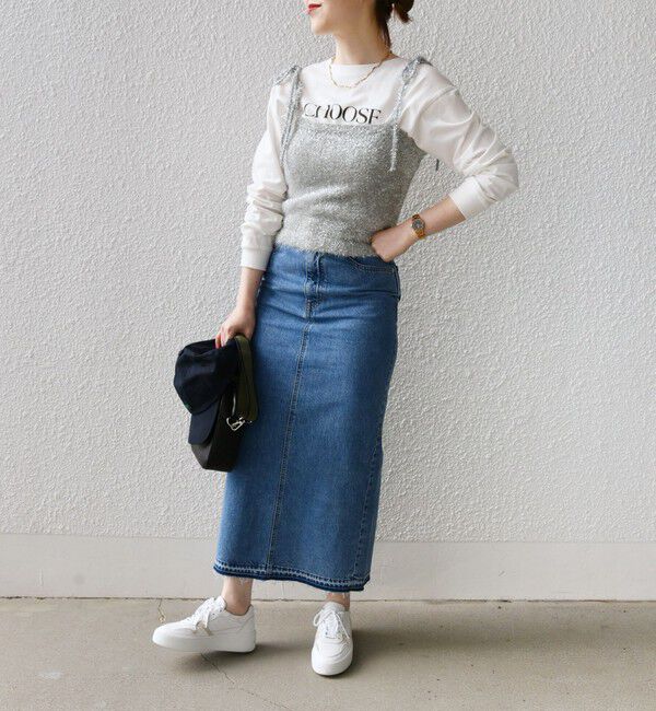 SHIPS for women「〈手洗い可能〉グリッター ラメ ビスチェ 24SS ◇」|ベスト・ジレ|