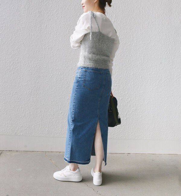 SHIPS for women「〈手洗い可能〉グリッター ラメ ビスチェ 24SS ◇」|ベスト・ジレ|