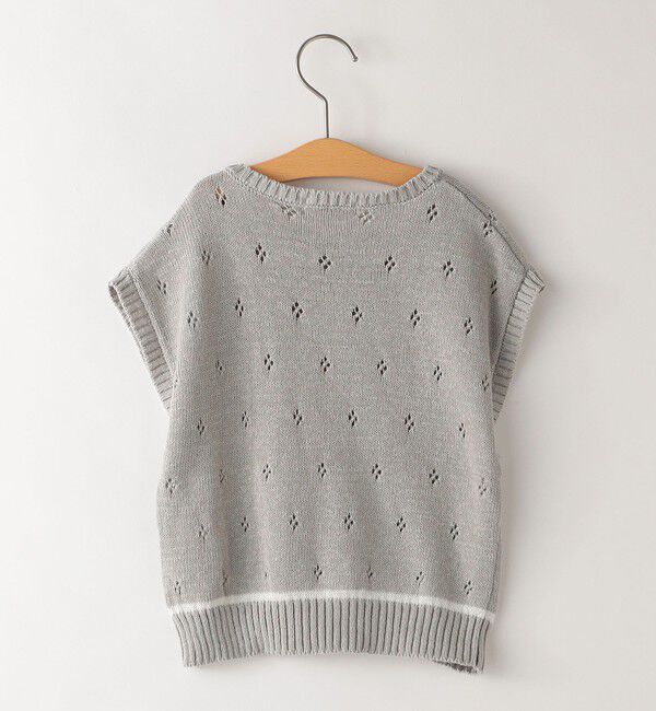 SHIPS KIDS「SHIPS KIDS:100～125cm / サマーニット ベスト」|ベスト・ジレ|