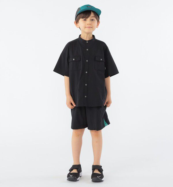 SHIPS KIDS「SHIPS KIDS:100～130cm /〈UVカット/吸水速乾〉ドライタッチ シャツ」|シャツ・ブラウス|