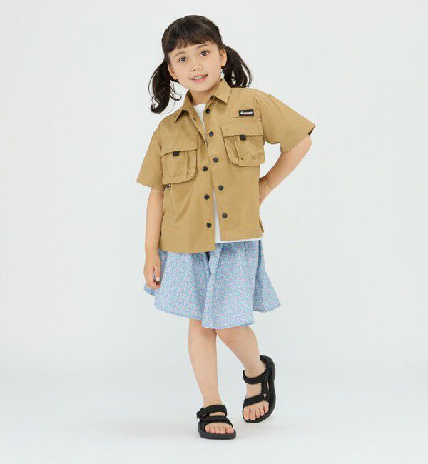 SHIPS Colors 「FIRST DOWN:〈撥水・洗濯機可能〉アウトドア ボックス シャツ(100~150cm)」|シャツ・ブラウス|