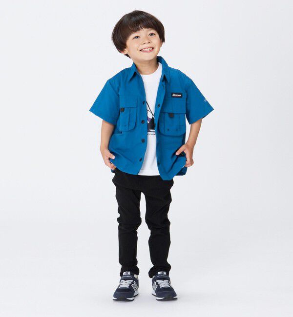 SHIPS Colors 「FIRST DOWN:〈撥水・洗濯機可能〉アウトドア ボックス シャツ(100~150cm)」|シャツ・ブラウス|