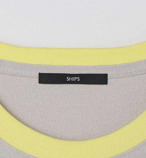 SHIPS「SHIPS: コットン クレープ クルーネック Tシャツ」|Tシャツ・カットソー|
