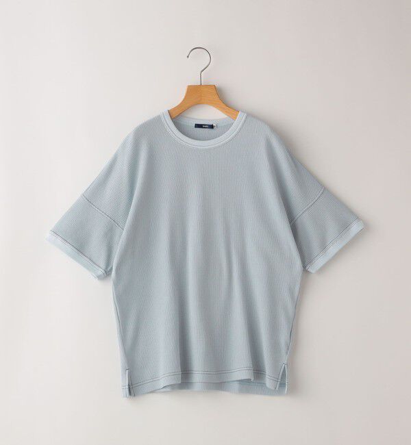 SHIPS KIDS「THYARD:130～170cm / ワッフル 半袖 TEE」|Tシャツ・カットソー|ライトブルー