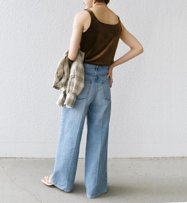 SHIPS for women「〈手洗い可能〉スクエア ネック タンクトップ」|タンクトップ|