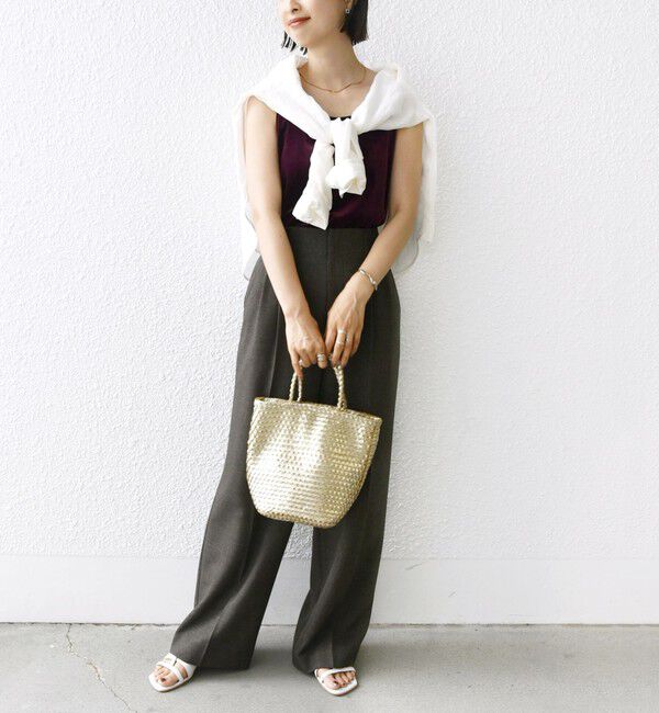 SHIPS for women「〈手洗い可能〉スクエア ネック タンクトップ」|タンクトップ|