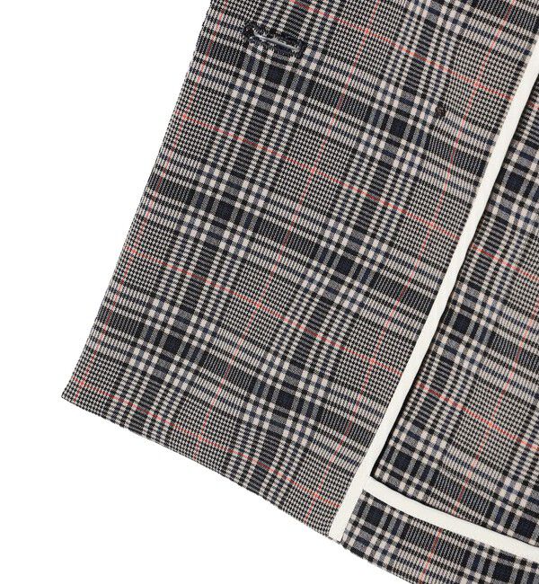 SHIPS for women「〈手洗い可能〉ウール混 チェック ダブルボタン ジャケット」|テーラードジャケット|