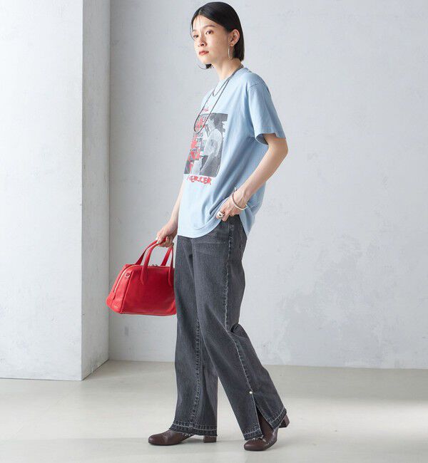 SHIPS for women「J.J.MERCER:〈洗濯機可能〉プリント TEE」|Tシャツ・カットソー|