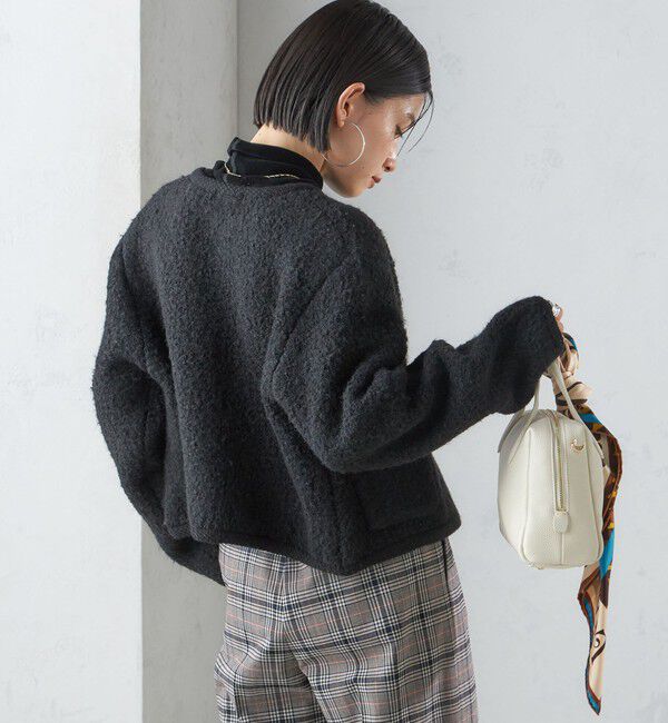 SHIPS for women「〈手洗い可能〉メタル釦 パイル ジャケット」|その他|