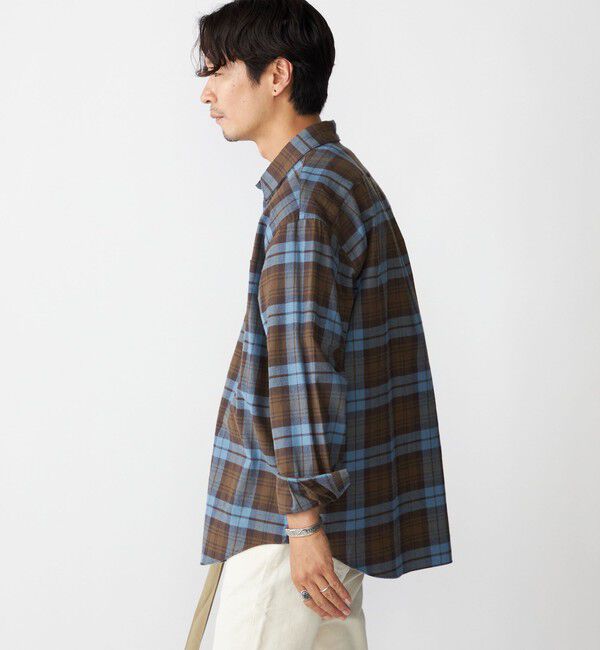 SHIPS「SHIPS: コットンビエラ チェック レギュラーカラー シャツ」|シャツ・ブラウス|