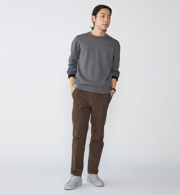 SHIPS「SHIPS:〈手洗い可能〉コットン カシミヤ 単色 クルーネック ニット」|ニット・セーター|