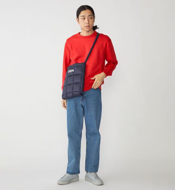 SHIPS「SHIPS:〈手洗い可能〉コットン カシミヤ 単色 クルーネック ニット」|ニット・セーター|