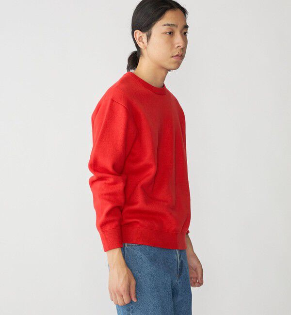 SHIPS「SHIPS:〈手洗い可能〉コットン カシミヤ 単色 クルーネック ニット」|ニット・セーター|