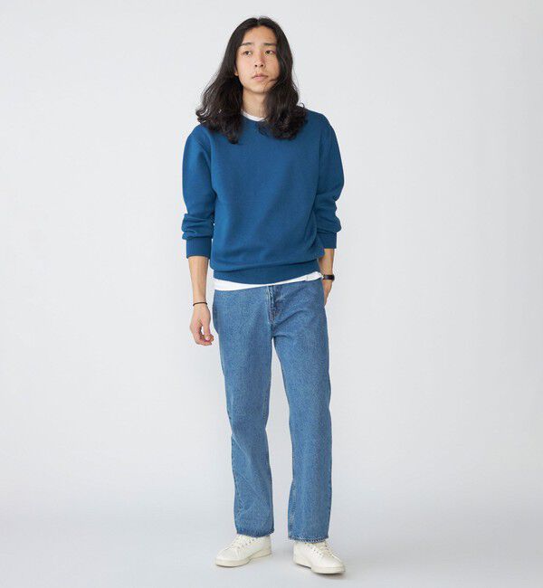 SHIPS「SHIPS:〈手洗い可能〉コットン カシミヤ 単色 クルーネック ニット」|ニット・セーター|