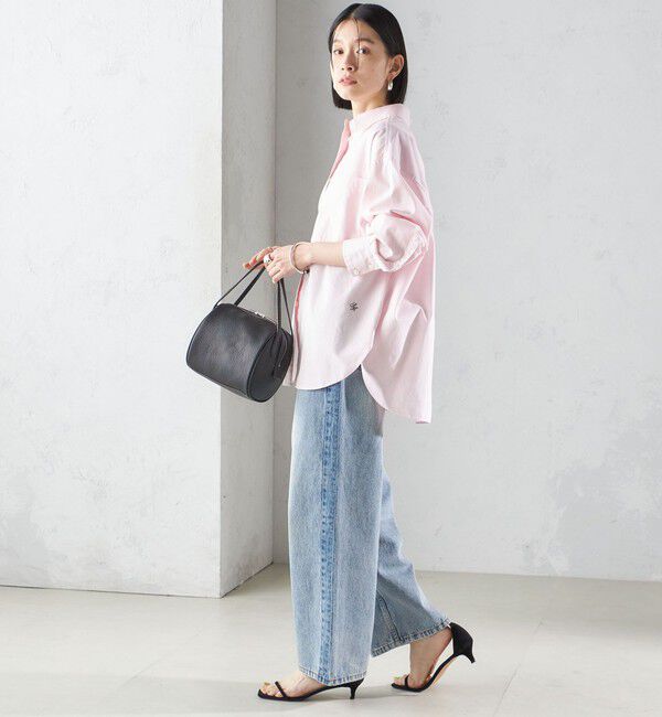 SHIPS for women「〈洗濯機可能〉ピン オックス 刺繍 シャツ」|シャツ・ブラウス|