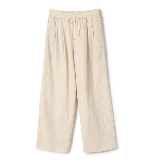 SHIPS for women「〈手洗い可能〉ナイロン混 ドロスト パンツ」|その他|