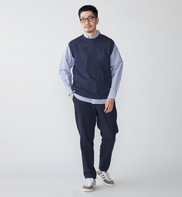 SHIPS「SHIPS: サンフェード リネン ニット ベスト」|ベスト・ジレ|