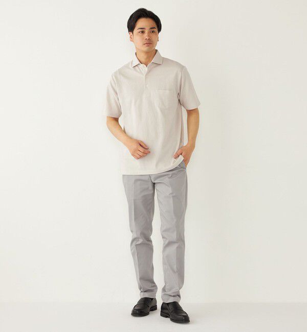 SHIPS Colors 「SHIPS Colors:〈吸水速乾〉カノコ ワイドカラー ポロシャツ」|ポロシャツ|