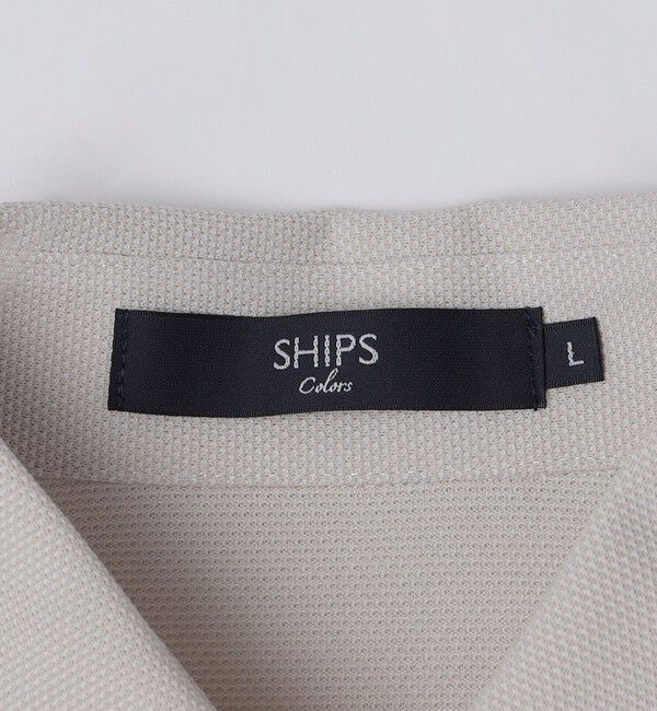 SHIPS Colors 「SHIPS Colors:〈吸水速乾〉カノコ ワイドカラー ポロシャツ」|ポロシャツ|