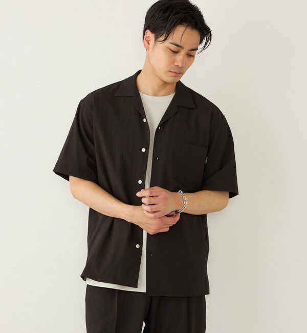 SHIPS Colors 「SHIPS Colors:〈接触冷感・吸水速乾・洗濯機可能〉ライト サッカー シャツ◇」|シャツ・ブラウス|