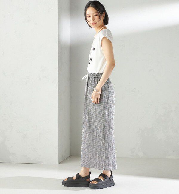 SHIPS for women「〈手洗い可能〉ACAR リップル ポケット スカート」|スカート|