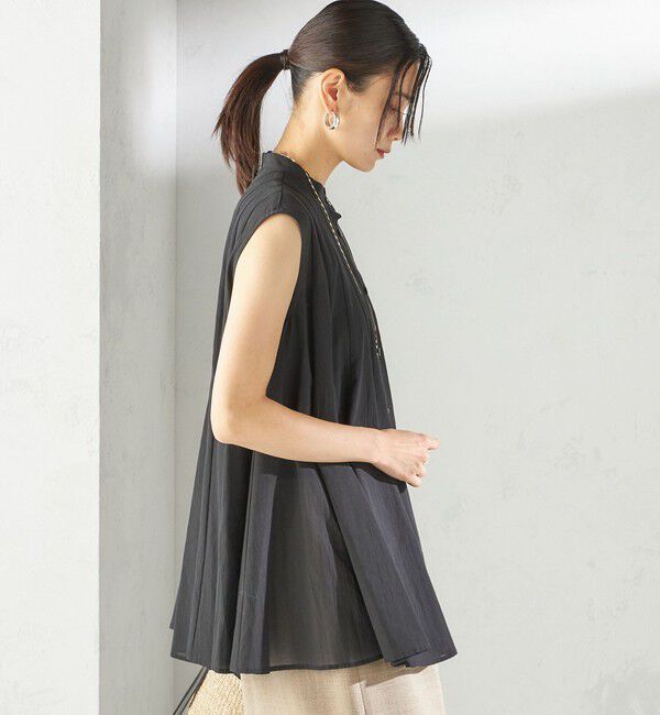 SHIPS for women「〈手洗い可能〉ボリューム フレア フレンチスリーブ ブラウス」|シャツ・ブラウス|