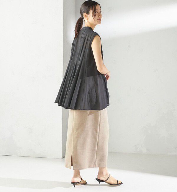 SHIPS for women「〈手洗い可能〉ボリューム フレア フレンチスリーブ ブラウス」|シャツ・ブラウス|