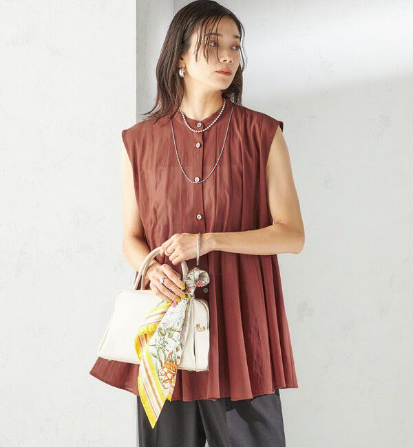 SHIPS for women「〈手洗い可能〉ボリューム フレア フレンチスリーブ ブラウス」|シャツ・ブラウス|