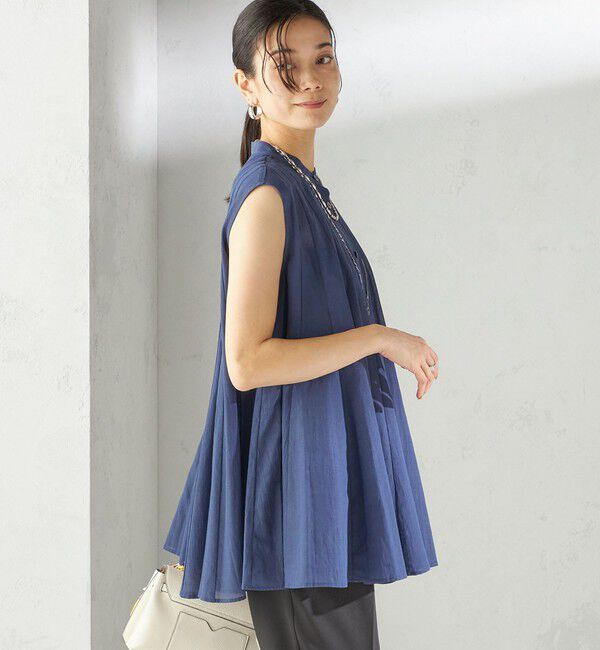 SHIPS for women「〈手洗い可能〉ボリューム フレア フレンチスリーブ ブラウス」|シャツ・ブラウス|