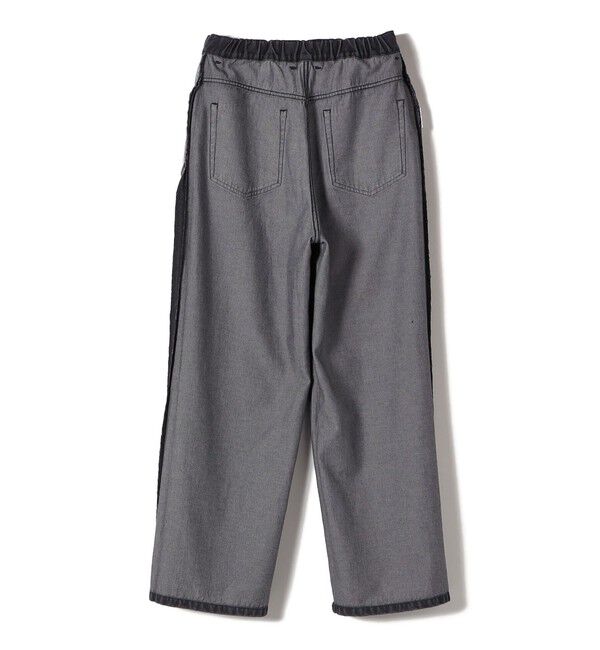 SHIPS for women「〈洗濯機可能〉ドロスト イージー デニム パンツ(ダークグレー)」|デニム|