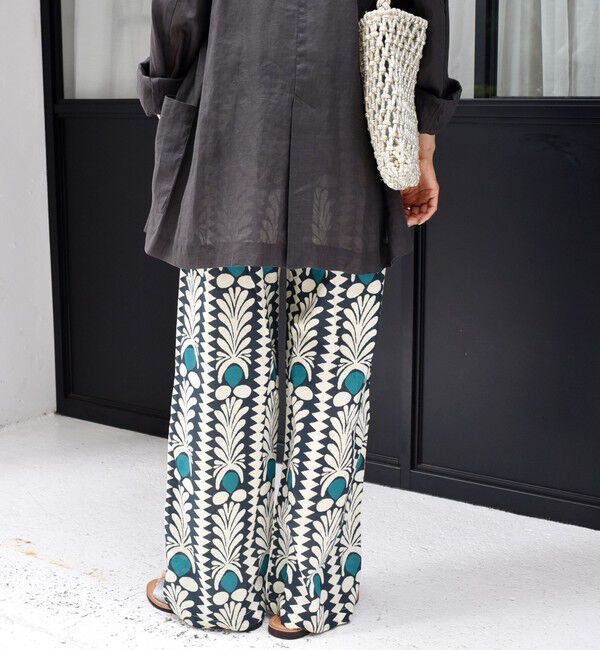 SHIPS for women「CIENNA:〈手洗い可能〉プリント イージー パンツ」|その他|