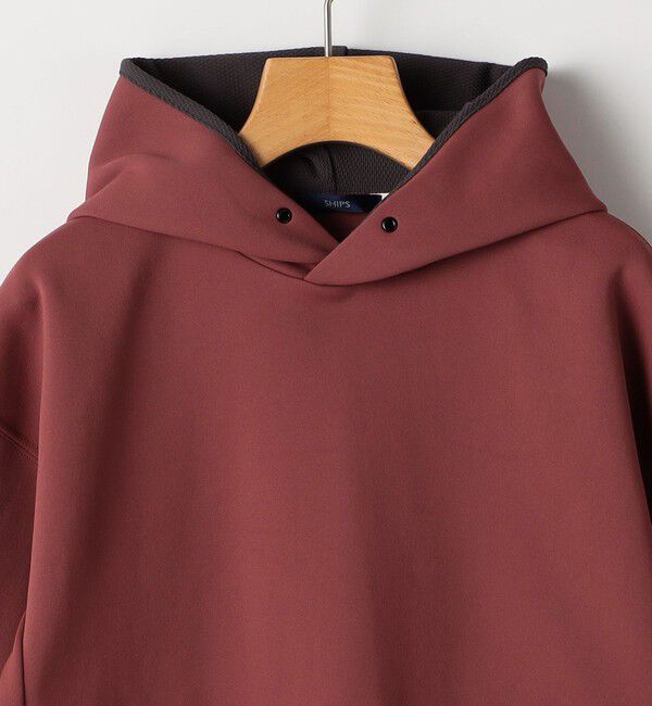 SHIPS KIDS「SHIPS KIDS:100～130cm /〈吸水速乾・抗菌・防臭〉ダブル ニット フード パーカ」|パーカー|