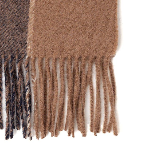 SHIPS any「SHIPS any: サープラスヤーン ウール リバーシブル チェック マフラー◇」|マフラー|