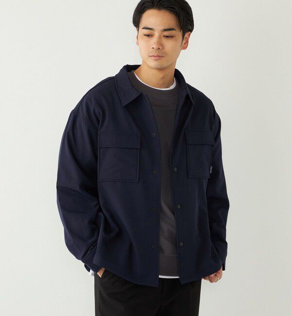 SHIPS Colors 「SHIPS Colors:〈洗濯機可能〉バックフリース ストレッチ ボックス シャツ◇」|シャツ・ブラウス|