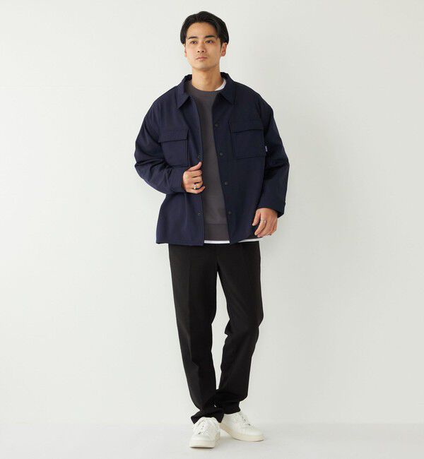 SHIPS Colors 「SHIPS Colors:〈洗濯機可能〉バックフリース ストレッチ ボックス シャツ◇」|シャツ・ブラウス|