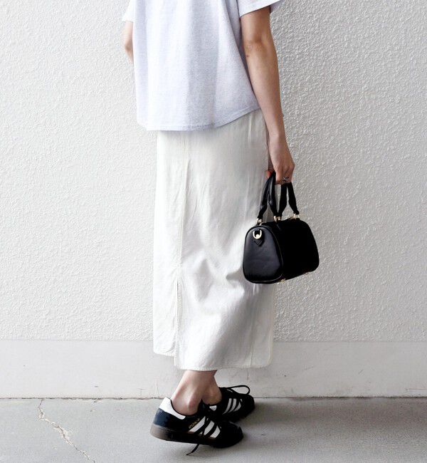 SHIPS any「SHIPS any:〈手洗い可能〉リネンミックス Iライン フリル イージー スカート」|スカート|