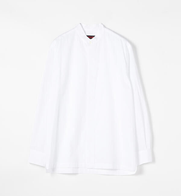 CABaN「CABaN コットンタイプライター バンドカラーシャツ」|シャツ・ブラウス|