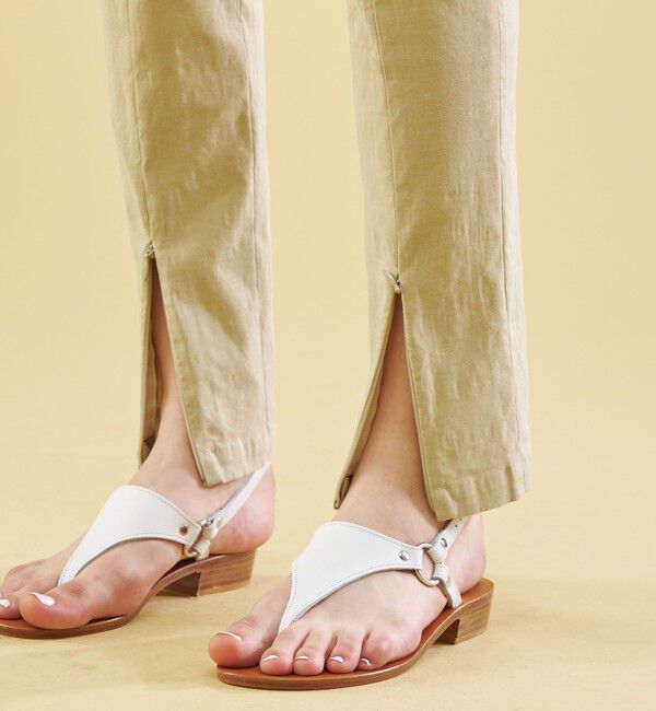 GALERIE VIE「リネンレーヨンストレッチ スリムパンツ」|その他|