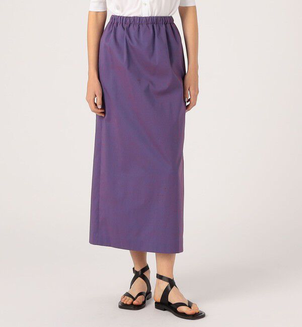 CABaN「シルクネップストレッチ ロングスカート」|スカート|