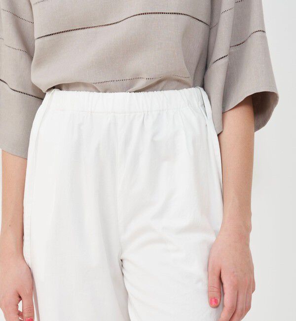 GALERIE VIE「コットンツイル イージーパンツ」|チノ|