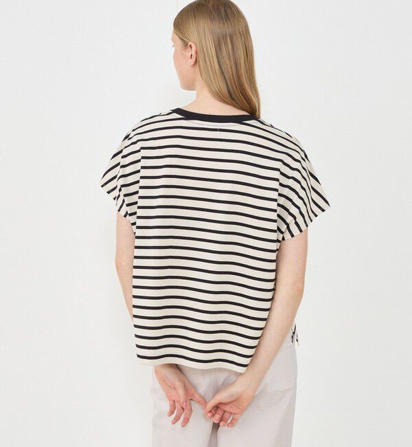 GALERIE VIE「ファインコットン ワイドクルーネックプルオーバー」|Tシャツ・カットソー|